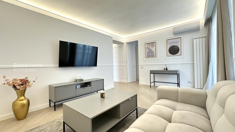 Cortina North, Pipera, 3 rooms + 32sqm terrace + parking, designer finishes.
